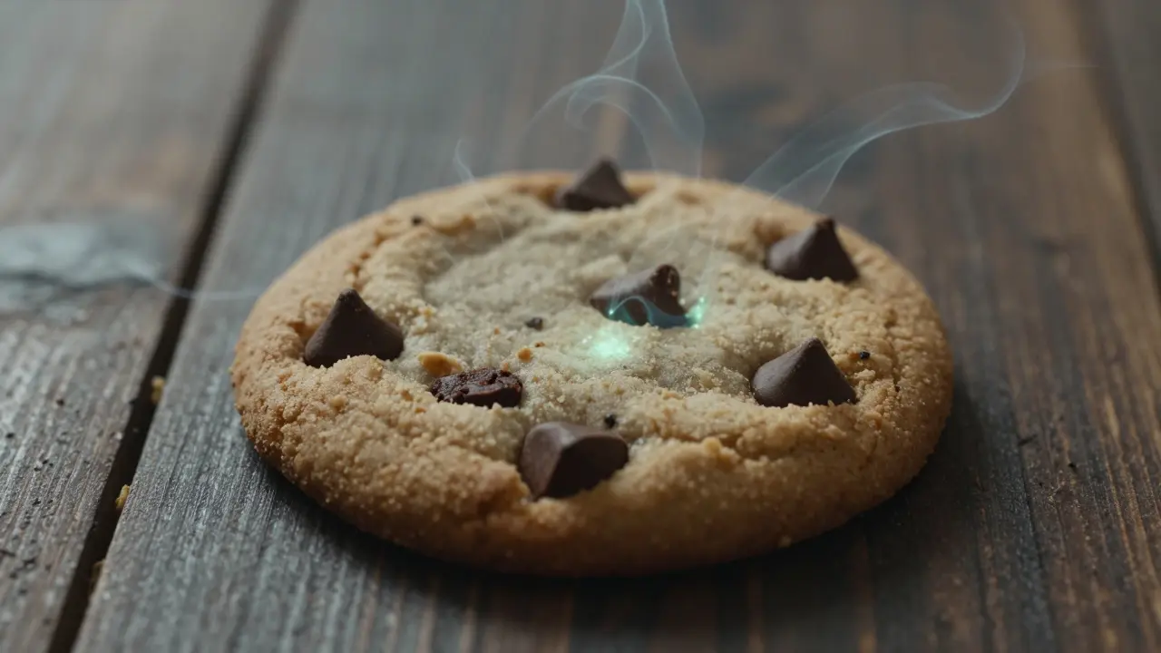 Cookie s HHC symbolizující riziko neznámé dávky