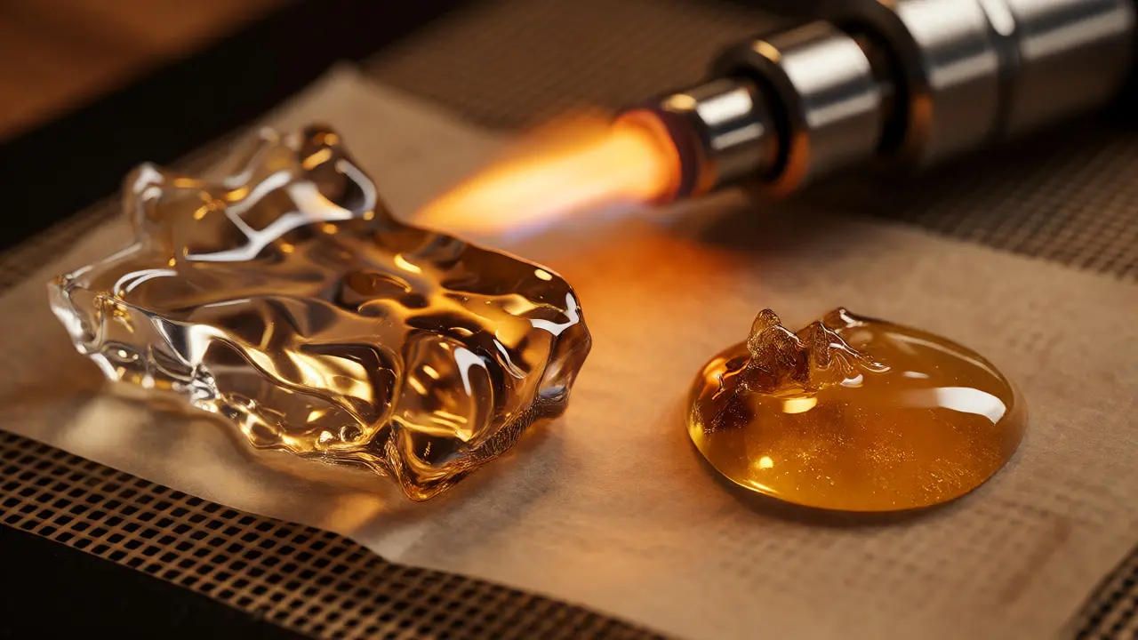 Rozdíl mezi shatter a rosin: Co je lepší pro vaši dab rig?